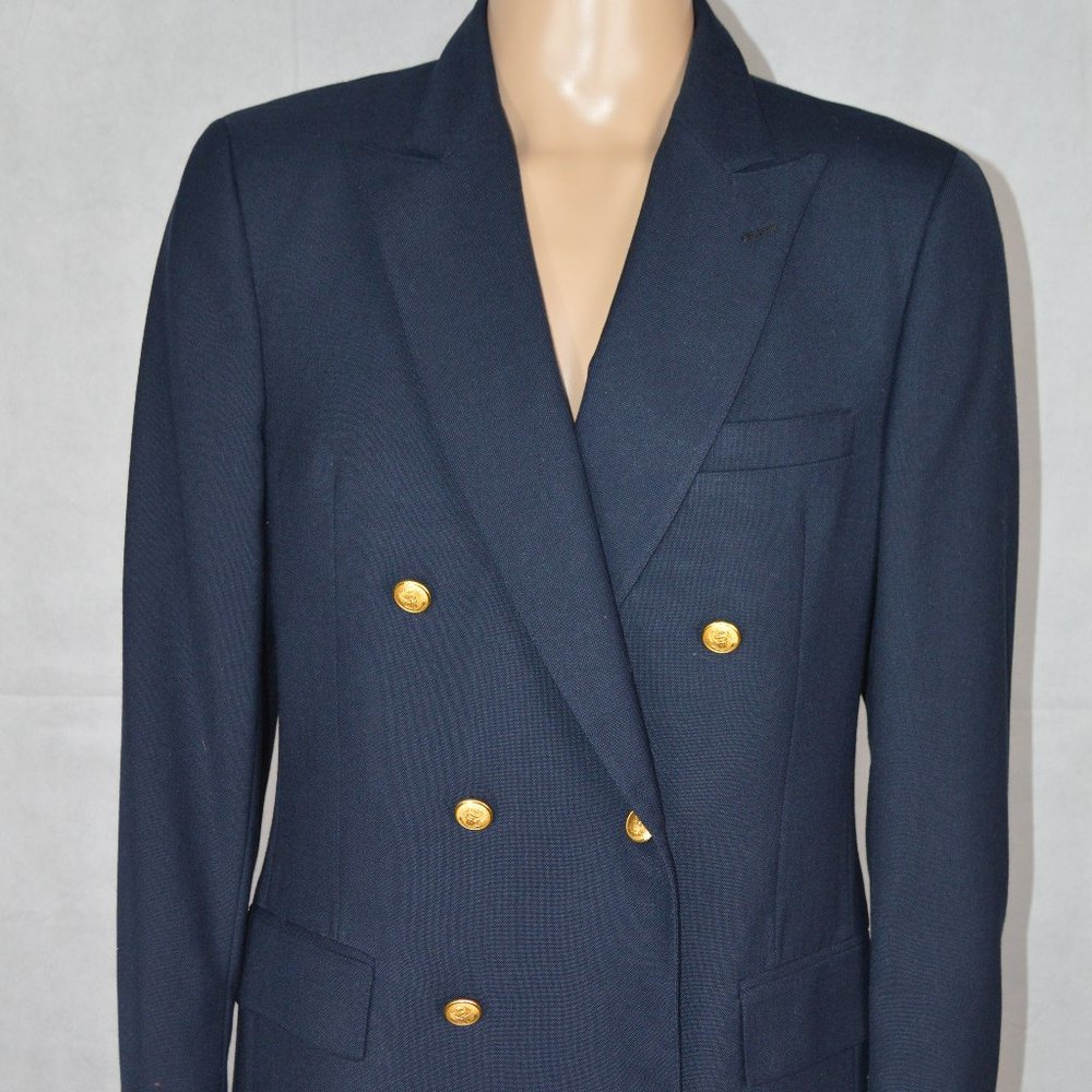 Stanley Blacker Navy Blue Blazer Sport Coat Suit Jacket Men's 40R